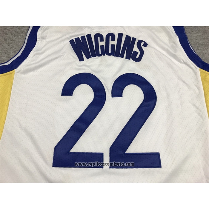 Camiseta Golden State Warriors Andrew Wiggins #22 Association Blanco